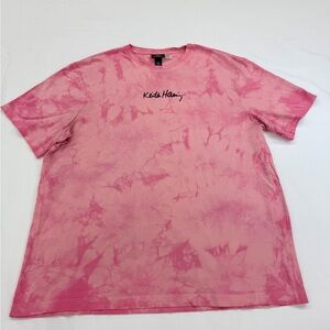 Pink Tie-Dye Men's Shirt